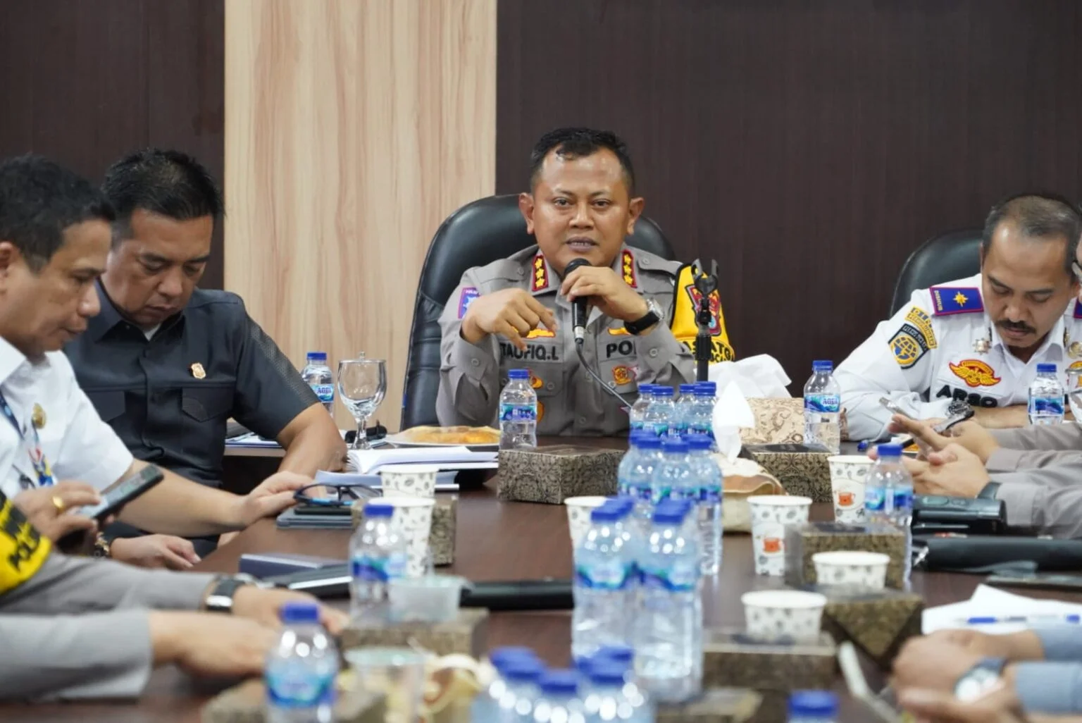 Dirlantas Polda Riau Kombes Pol Taufiq Inisiasi Rapat Forum LLAJ di Awal Tahun 2024